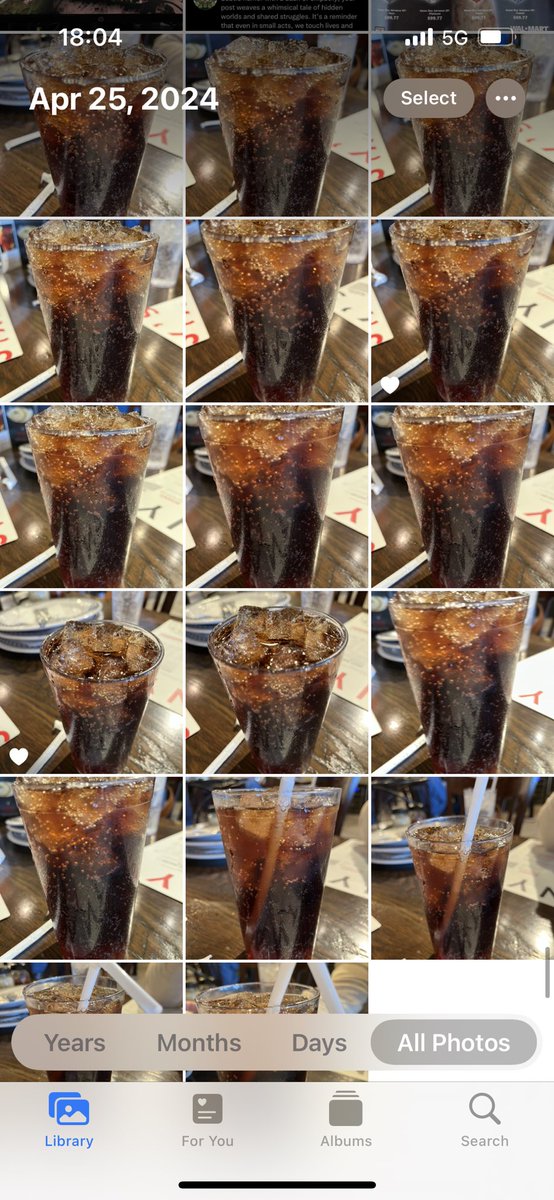 Noticed that my cola was looking particularly crispy at dinner tonight, so I took some time to try and capture the perfect photo despite the disdain it elicited from my companions at the table. The life of an artist is a lonely one.