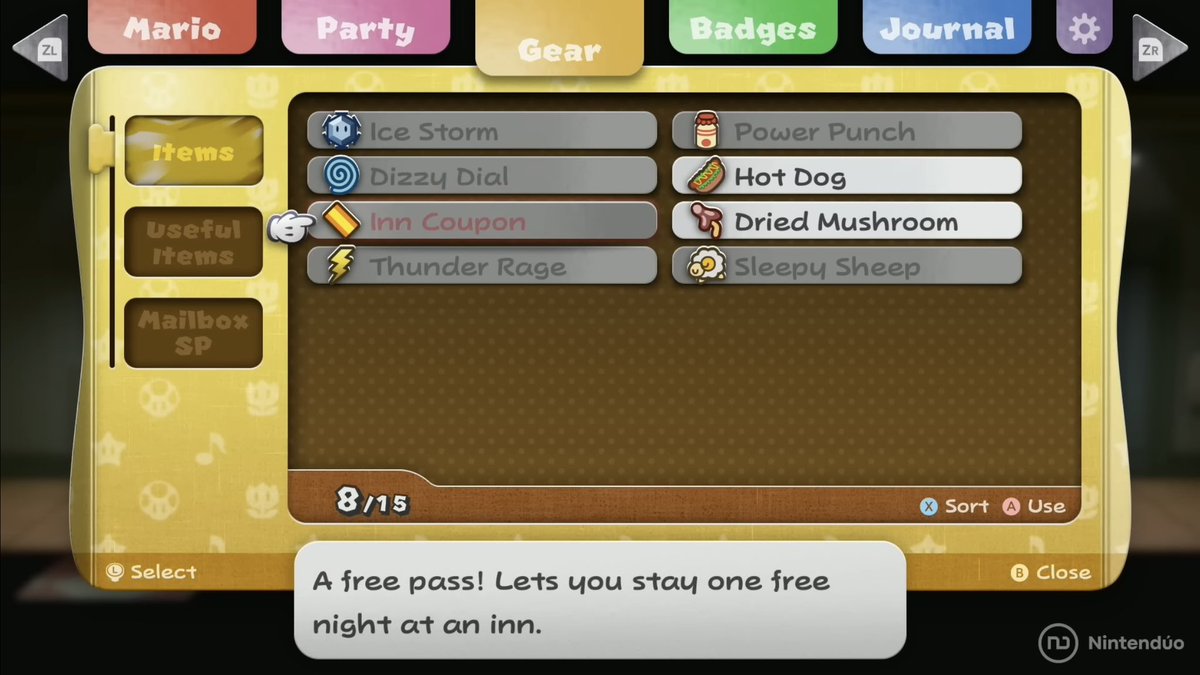 More people need to talk about the TTYD remake's UI. It not only breaks the 'Boring modern Nintendo UI curse', but in what may be a first for any modern remake, it actually looks BETTER than the original's. You can tell they had fun making these with all the layers and pull tabs.