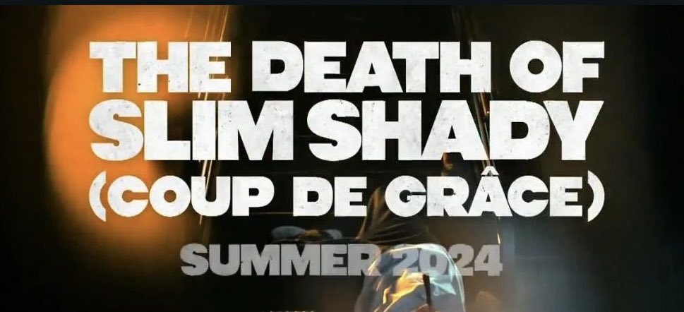 Eminem’s new album is titled:
“Death of Slim Shady” ! Thoughts??? 🤔