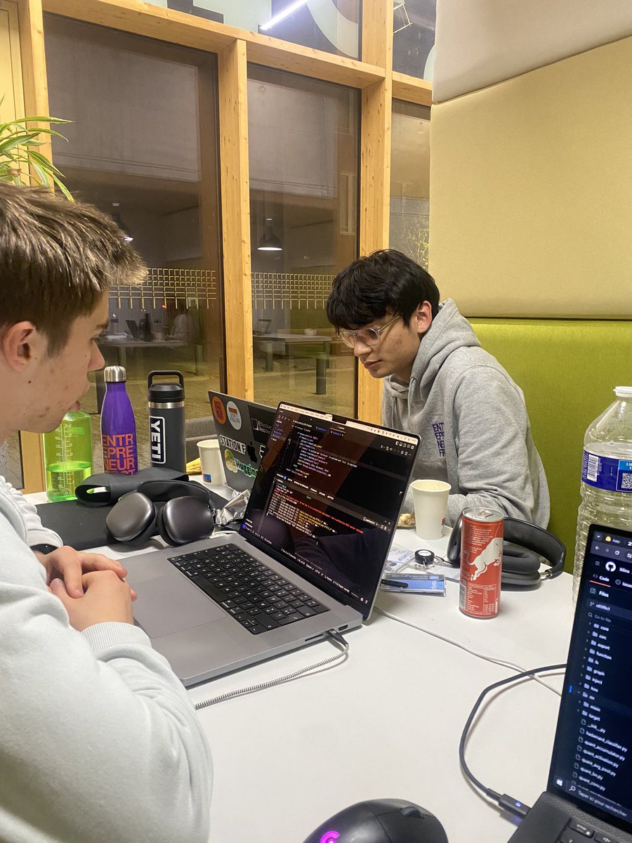 tomjurien's tweet photo. Still grinding. Working our way through @zama docs 🥲 

FHE will be going places in a few hours :)

@hugolb05 @franklintrn 

#llmhackparis https://t.co/o3cnxgJKJo