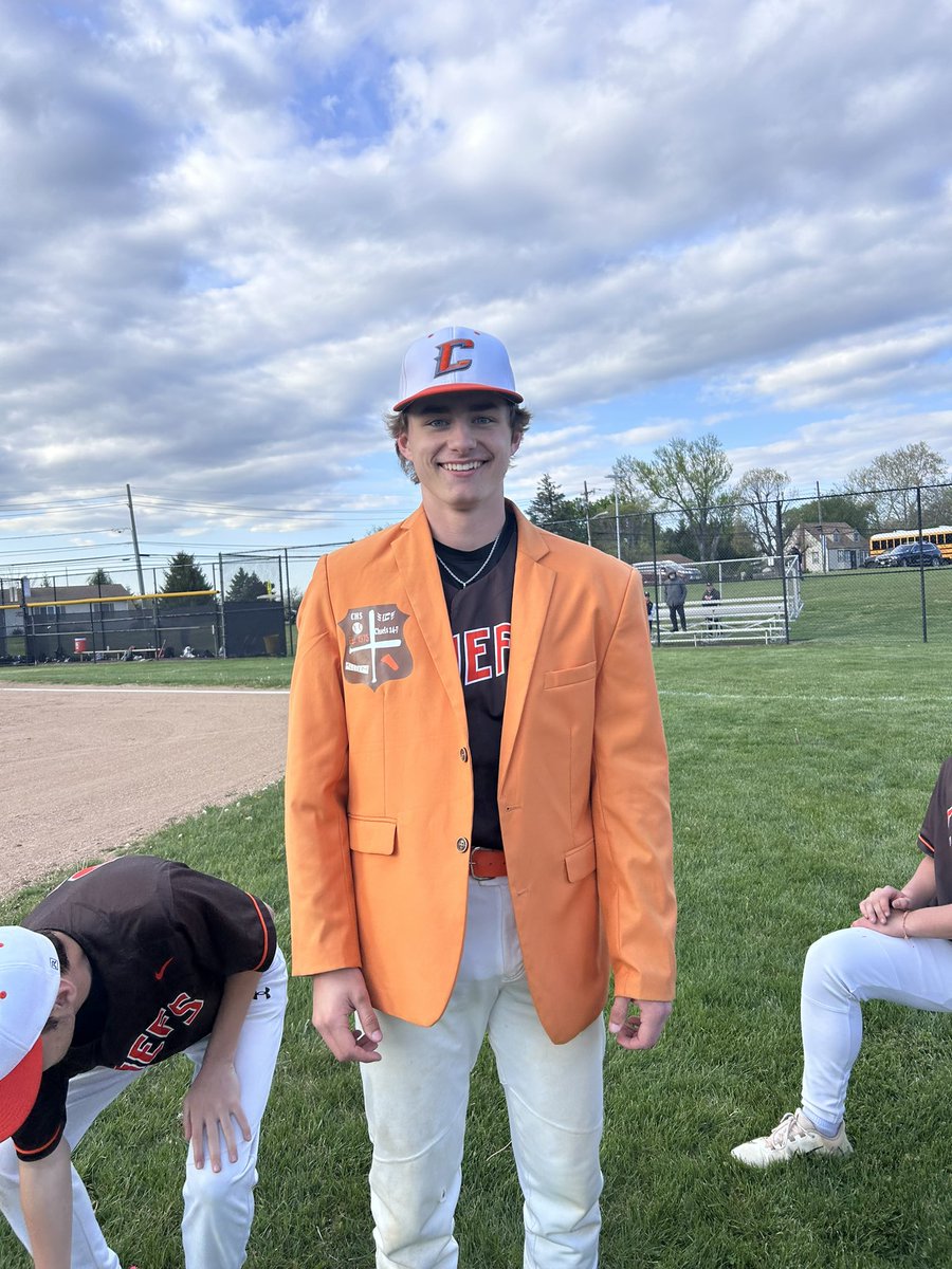 Henry Radbill earns his 2nd jacket this season as Master of the Game.  He spun a CG shutout allowing only 2 base runners (1 hit and 1 HBP) with 11 K.  Tremendous outing for the uncommitted junior. <a href="/Cherokee_HS/">Always_a_Chief</a> #HDEU