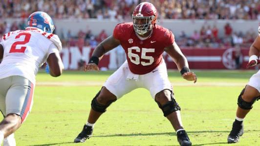 With the #7 overall pick the Titans select OT JC Latham Alabama @nfl #nfl #tennesseetitans #alabamafootball