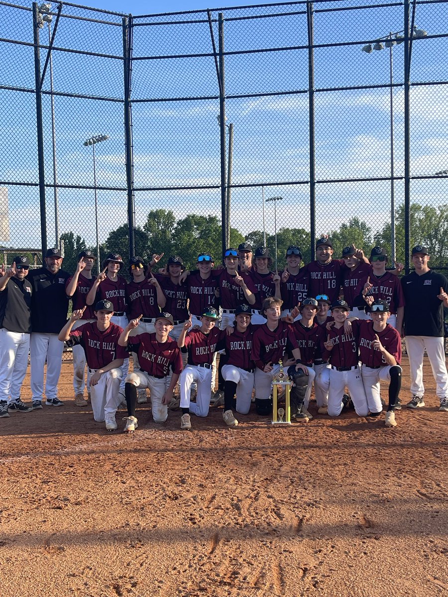 RHBearcats's tweet photo. Congratulations to our Rock Hill B Team Baseball District Champs! They Defeated Oakridge 8-3 and finished the season 19-2-1! Heck of a year! The Future is bright!#TogetherWeWin ⁦@OzzieAhl2⁩ ⁦@Coach_JDuncan⁩ https://t.co/JAyUO1HSEQ