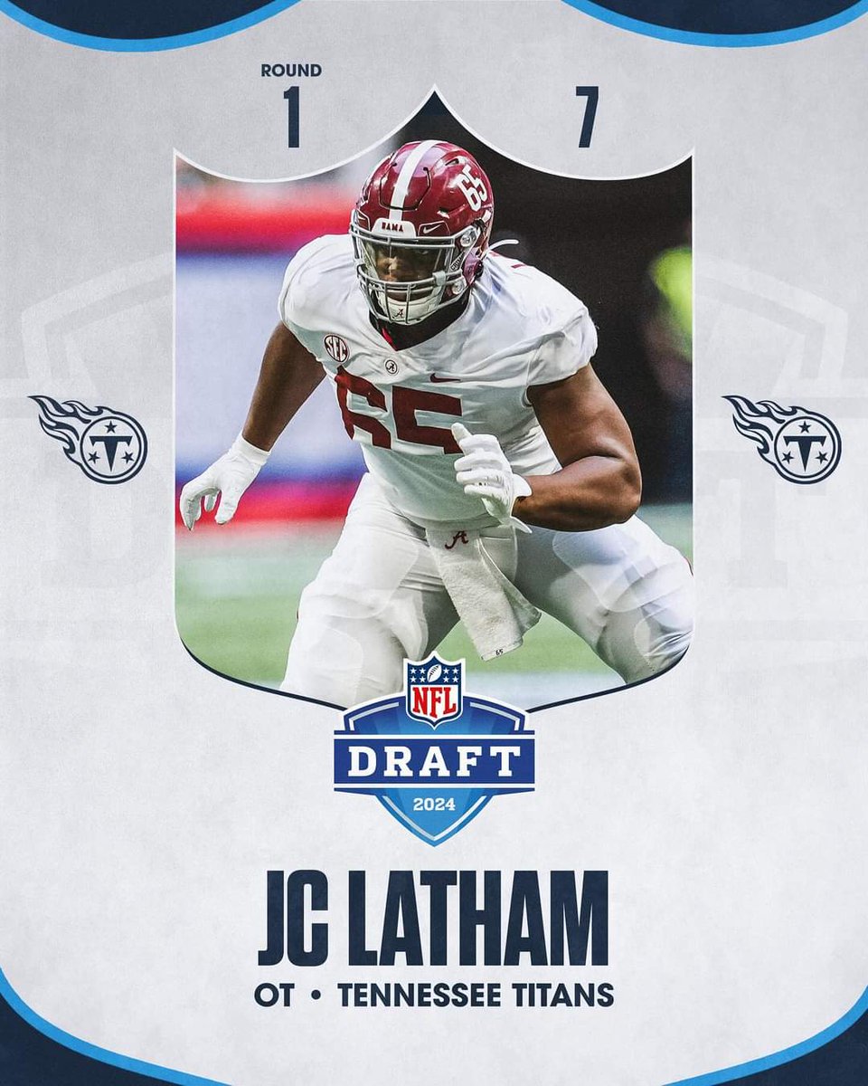 #Titans newest addition to the O-Line room! #NFLdraft 
#Tennesseetitans #NFLDraft2024