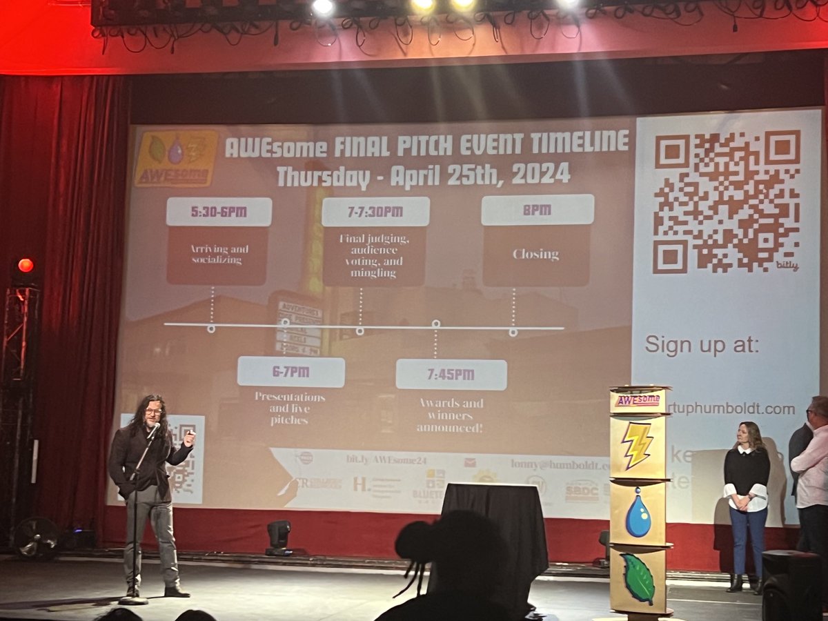 Lonny Grafman opens AWEsome business competition! Fantastic!