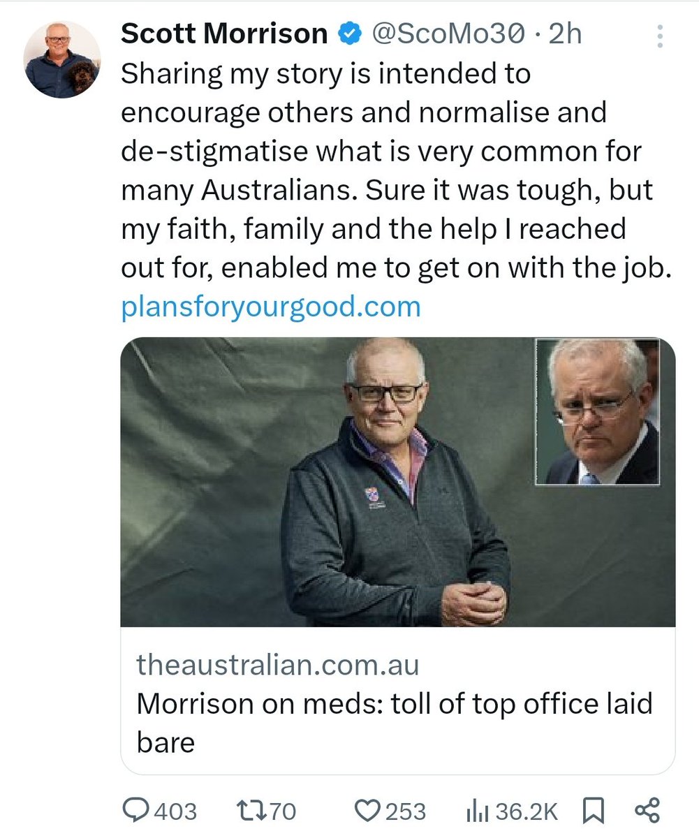 How much anxiety was felt by a person who was told they'd be found, made to pay a debt (they didn't owe) or go to prison whilst they were on that precipice just before they ended their life?

Go & ask Jen. We'll wait for your answer.

 #Robodebt #GrifterMorrison #auspol