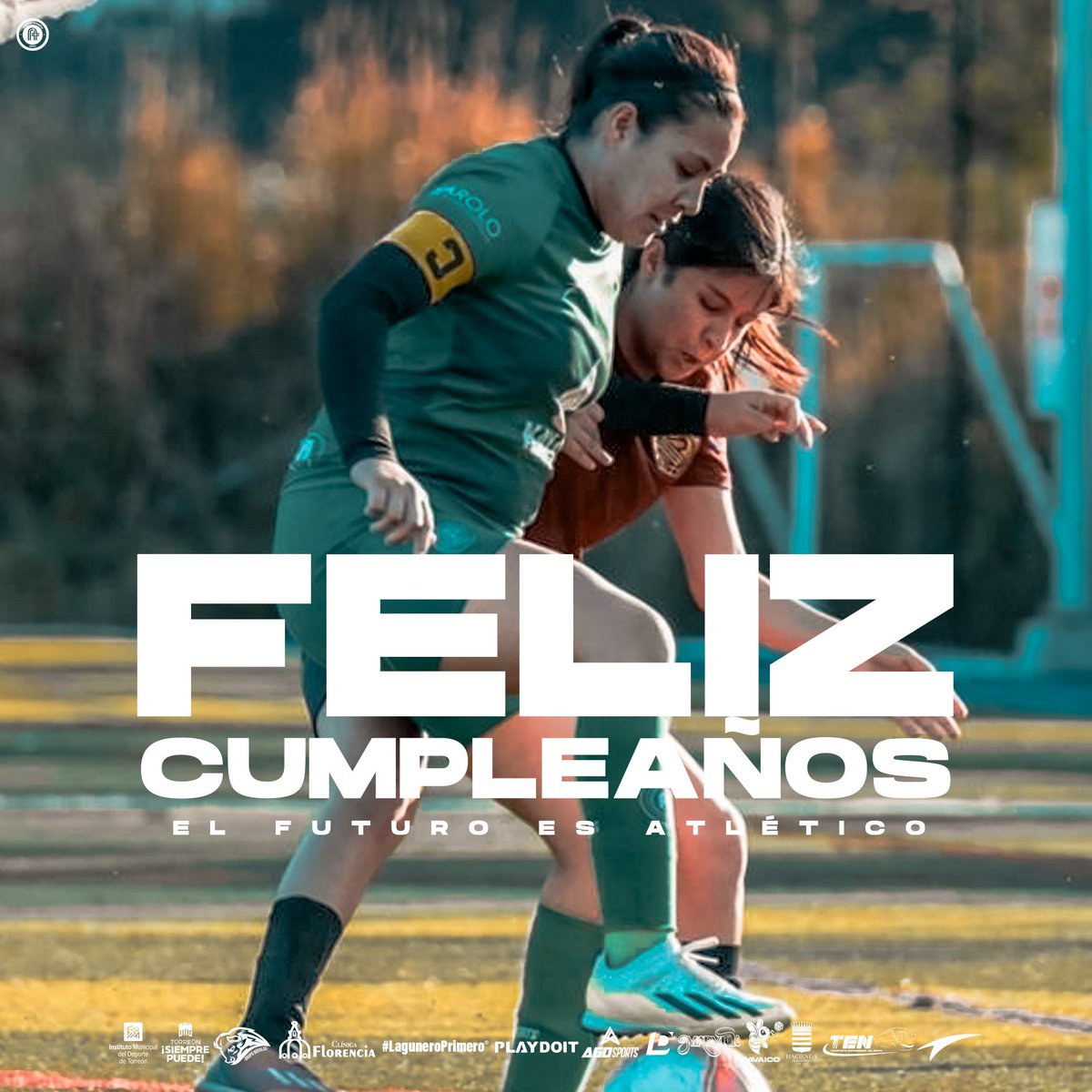 🎉 | Enviamos un abrazo y felicitación a nuestra jugadora Araely Cardiel, de nuestro primer equipo femenil, que el día de hoy está festejando su cumpleaños. 

⚪️🟢 | #NacimosParaSuperarloTodo #ElFuturoEsAtletico  #LaguneroPrimero