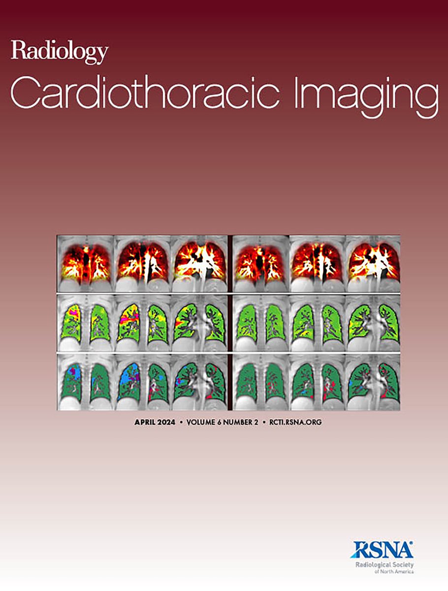 The April issue of Radiology: Cardiothoracic Imaging is now online! bit.ly/NewRadCTI #CTRad #ChestRad #RadCTI @RadiologyCTI