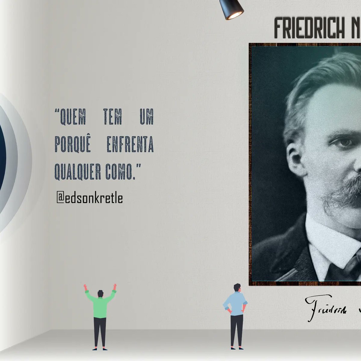 EKretle's tweet photo. Reflexão profética do dia:

Quem tem propósito pode enfrentar tudo, mas isso não significa que irá vencer!

Nietzsche, o "anti-coach”!
#filosofia #filosofiacontemporanea #filosofiapopular #filosofiadavida #filosofiaexistencial
#filosofiamoderna #pensamentos #sabedoria #nieztche https://t.co/hgIgu9tOyD