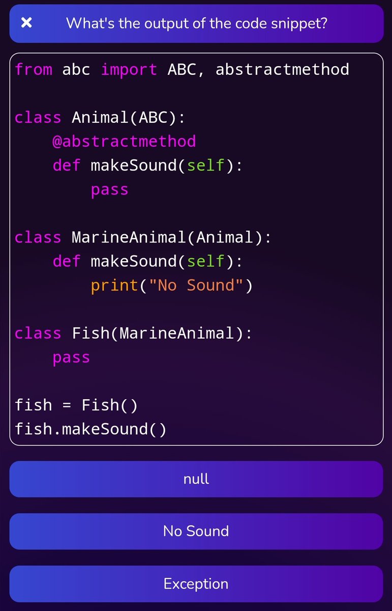 Python Oops challenge Day - 11 What is the output of following Python Code?