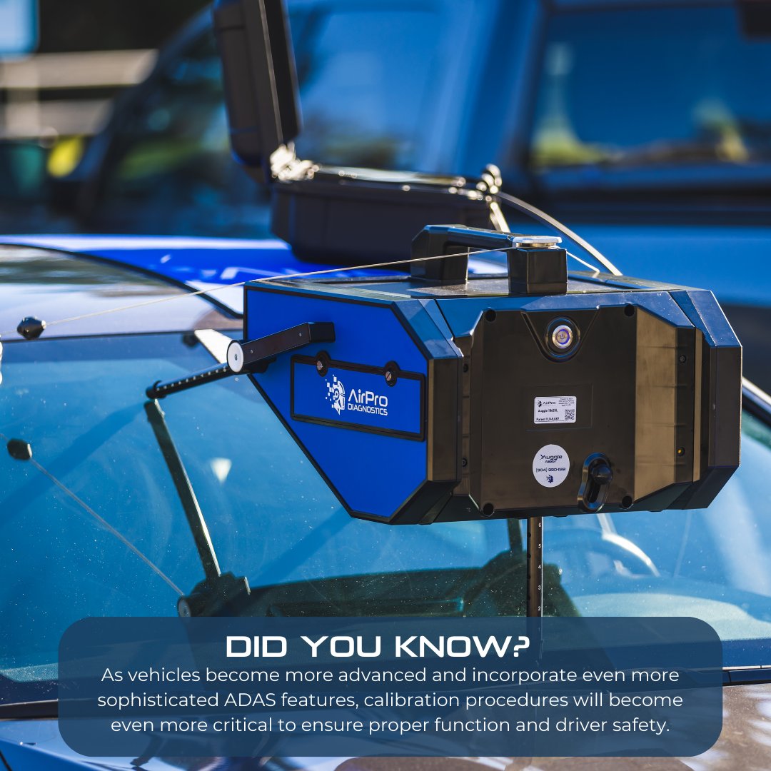 ADAS Calibrations are the Backbone of Car Safety. Ensuring precise calibrations with AirPro Diagnostics is crucial for the optimal performance of Advanced Driver Assistance Systems, keeping drivers and passengers safe on the road. #ADAS