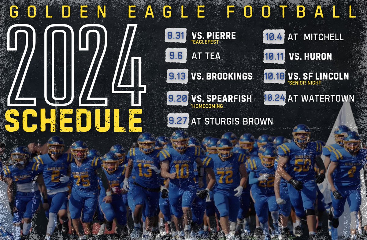 Time for the Golden Eagles to fly!!
GO EAGLES!!