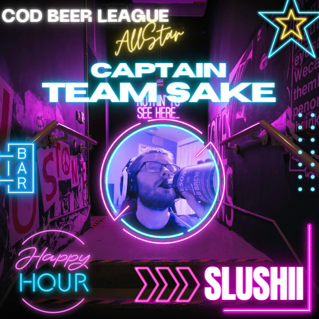⭐️ALLSTAR CAPTAIN⭐️
Captain # 2 has arrived for AllStar Weekend. This degenerate has been consistently in the Top 10 and knows how to put em' down. If he's not in your spawn putting you in a blender, you can find him shooting bodies. Team Sake - Drink one for <a href="/NU_Slushii/">Slushii</a>