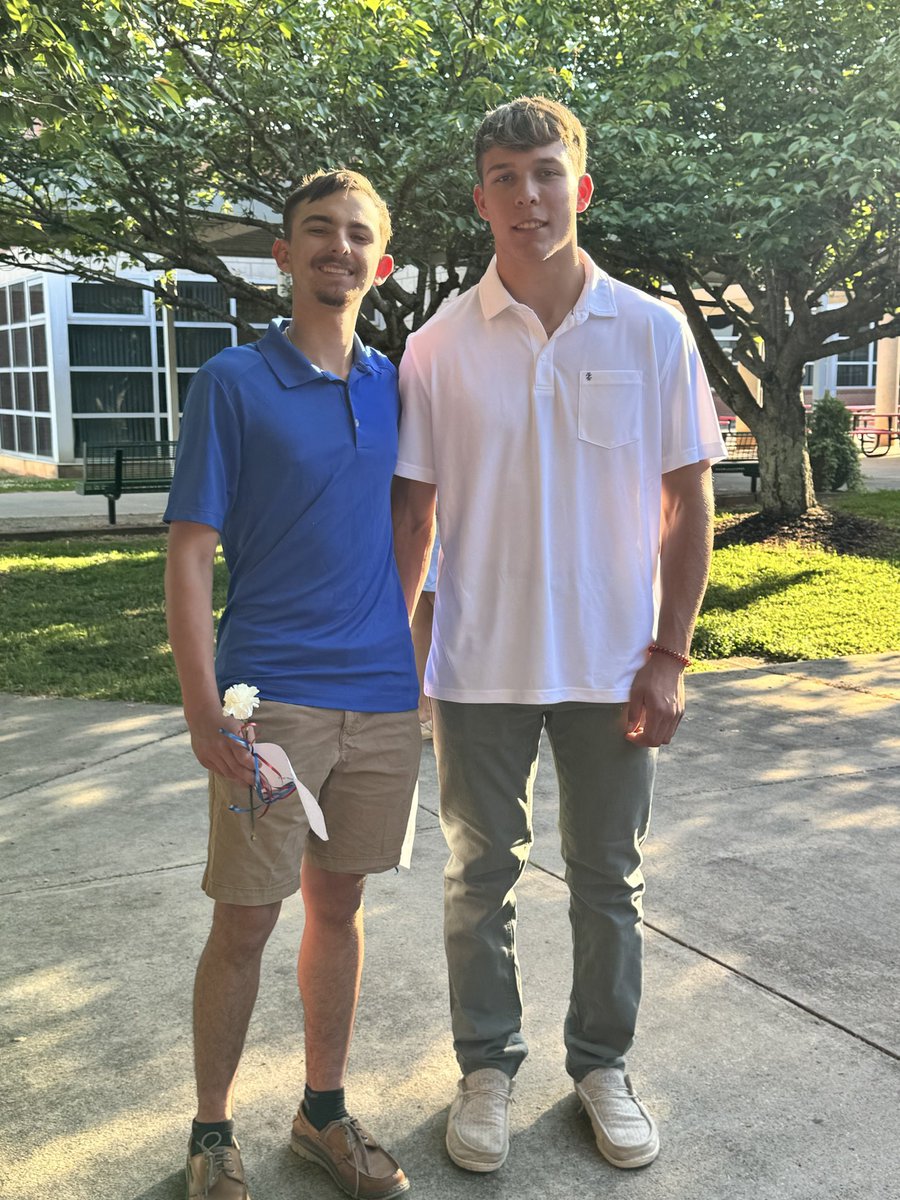Congratulations to Lance Siegner and Adam Couturier on being inducted into the National Honor Society. Two outstanding young men who get it done in the classroom and the field. Proud of you!