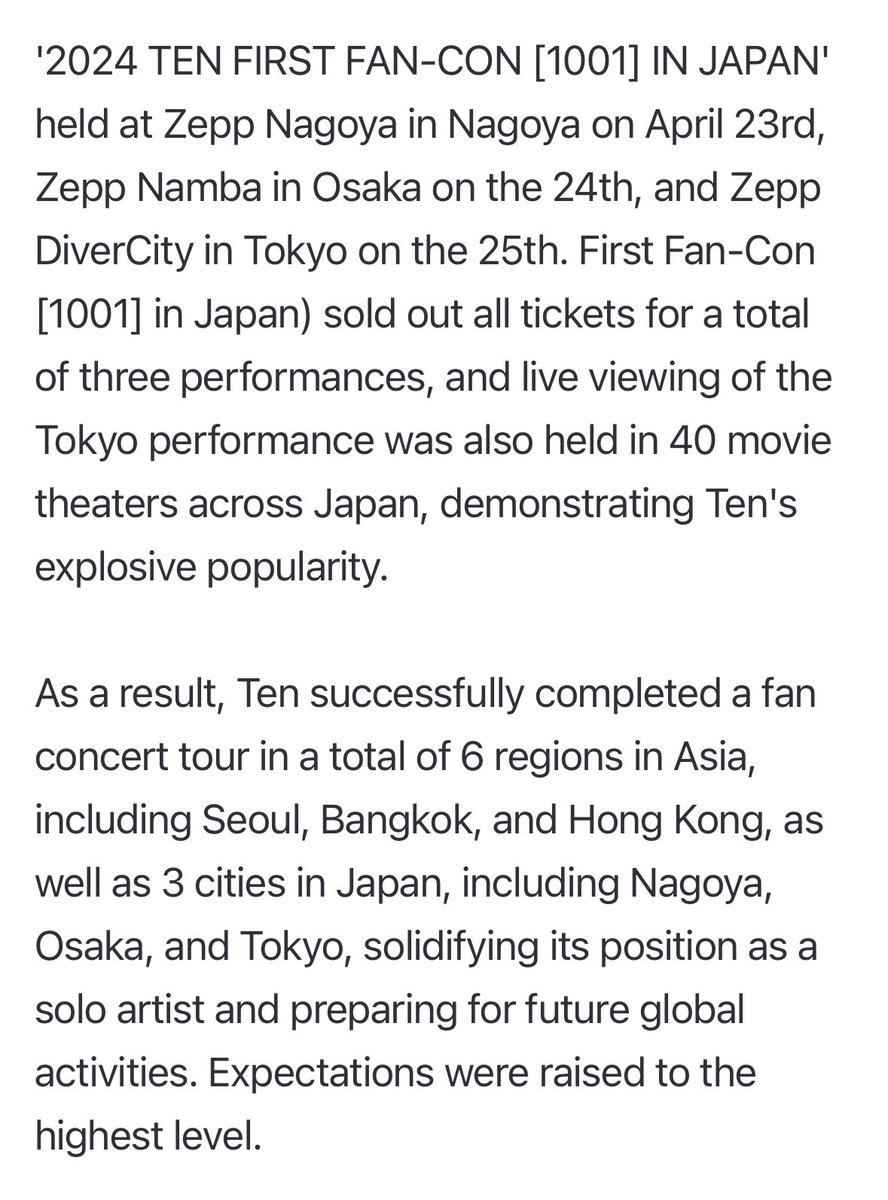 broke10vely's tweet photo. “Ten’s explosive popularity”
“Solidifying his position as a solo artist and preparing for future global activities”

😁😁😁 https://t.co/7e5oOas36v