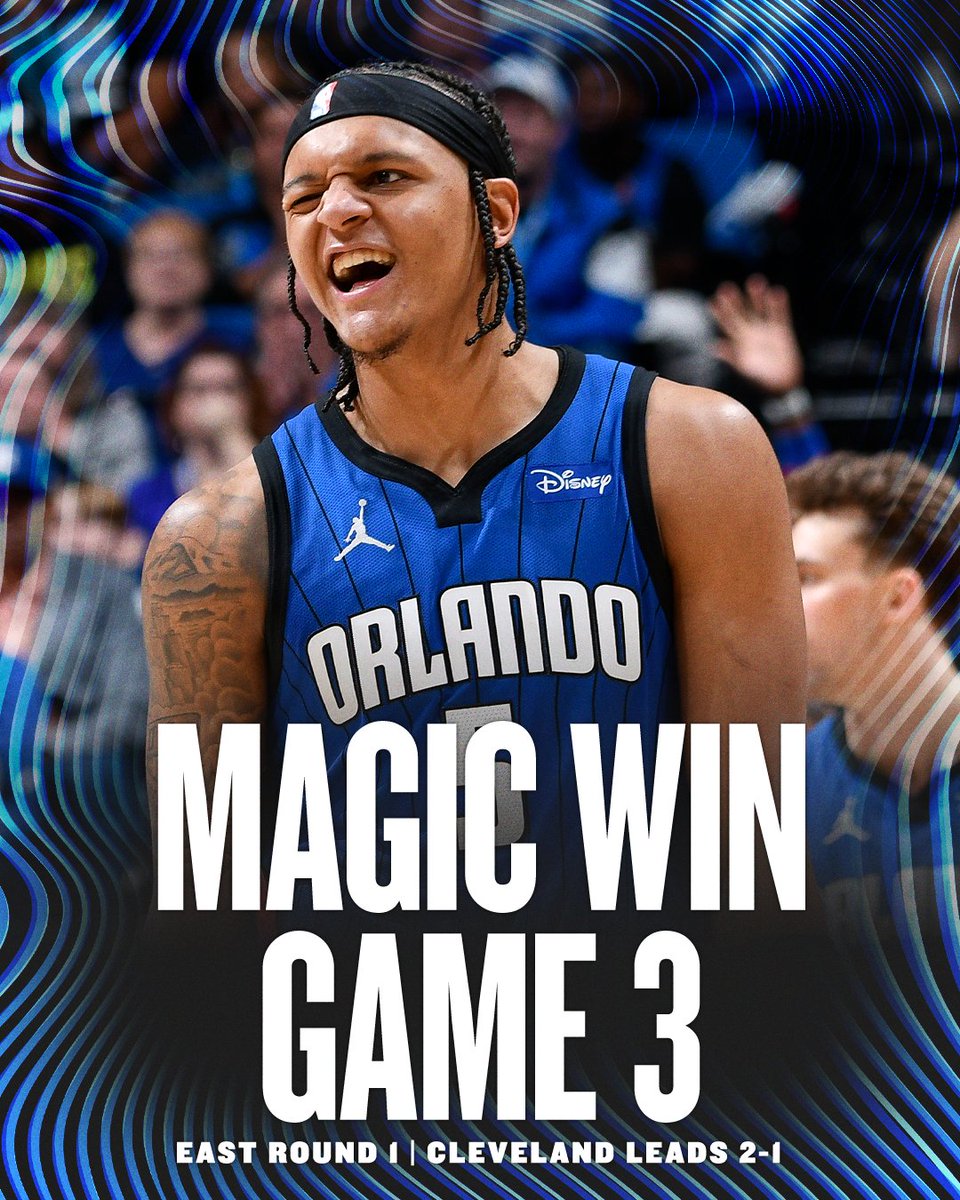 Orlando makes magic happen and gets on the board in Game 3 🪄