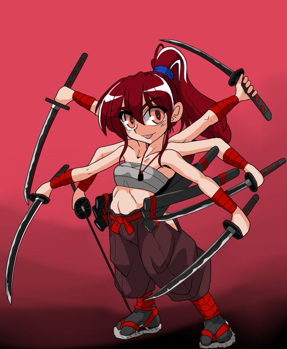 #見た人も無言で赤の何かを上げる 