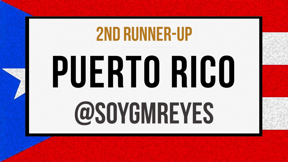 MDS_ORG's tweet photo. La segunda finalista es…

🇵🇷 PUERTO RICO 🇵🇷

¡Felicidades, @SoyGMReyes! https://t.co/t3ZaTys4G9