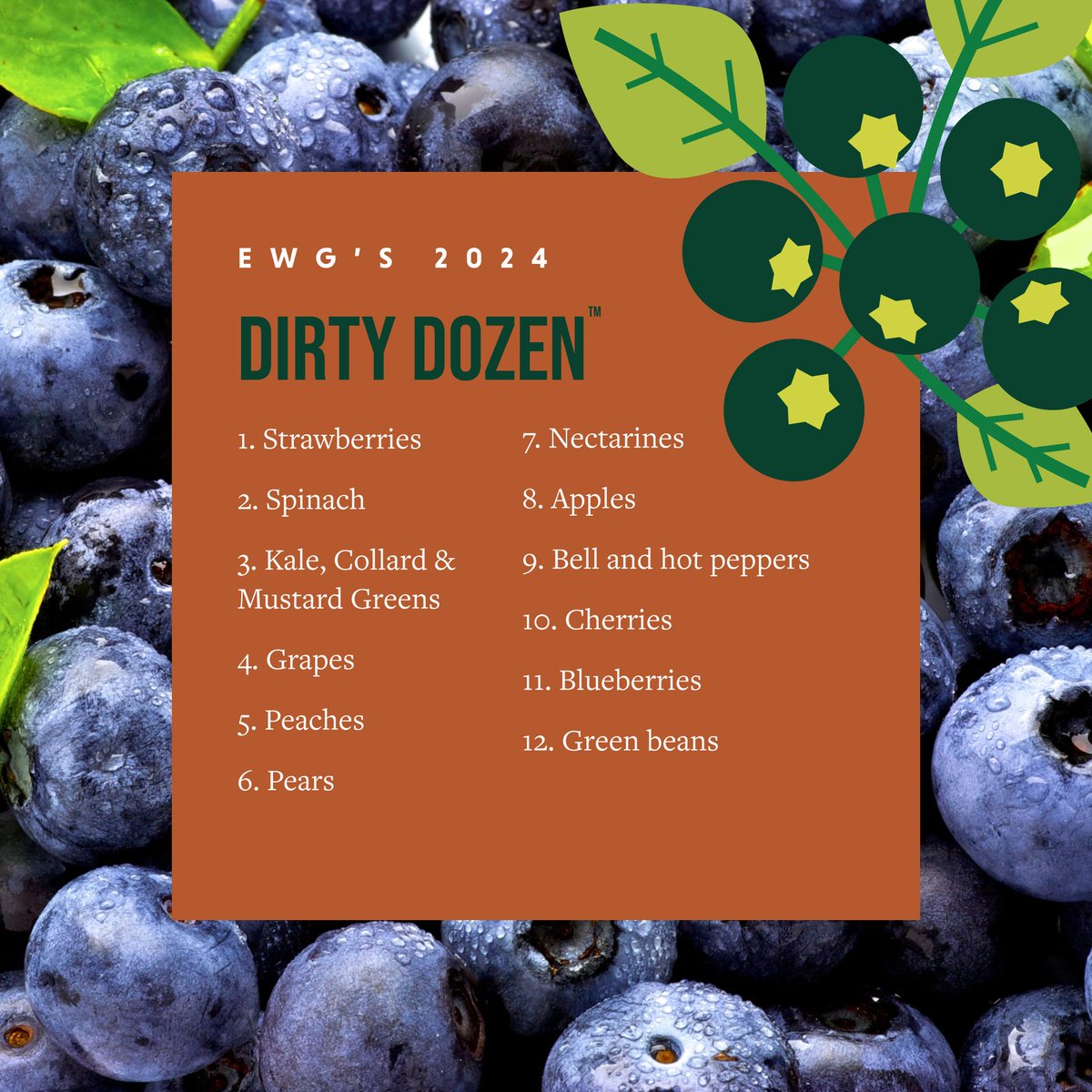 If you think washing & peeling produce removes pesticide residues, think again. Every year the @ewg produces a list of the most pesticide-laden produce. The toxins in non-organic strawberries are so great that they outweigh any nutritional benefit. #eatorganic