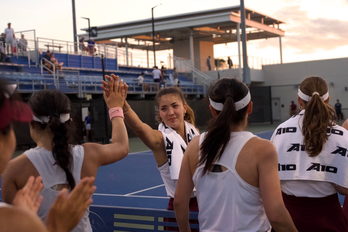 🎾 @FordhamWTennis advances to @atlantic10 Championship semifinals with a 4-0 win over Davidson on Thursday. 📰 bit.ly/3UgqIFV