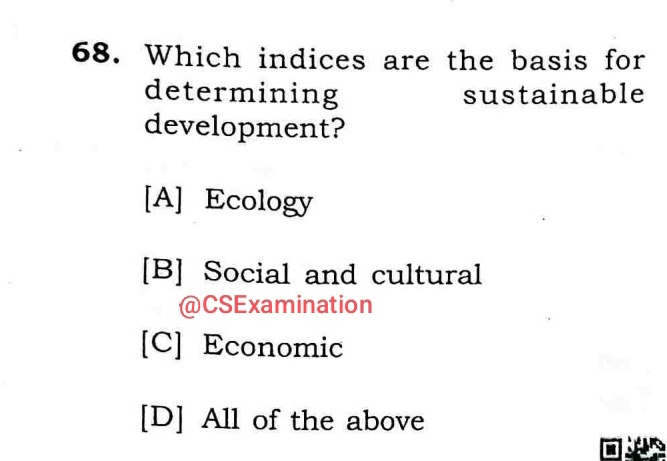 𝗝𝗣𝗦𝗖-𝗣𝗖𝗦 𝗣𝗿𝗲𝗹𝗶𝗺𝘀 𝗘𝘅𝗮𝗺 - 2024

Topic:  Environment / Sustainable Development 

Comment your answer !

#UPSCPrelims2024 #UPSC #uppsc #roaro #mppsc #ukpsc #HPSC #JPSC