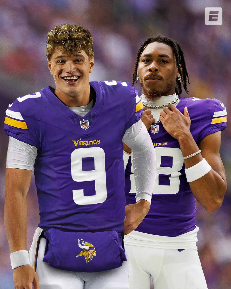 THIS NEW VIKINGS DUO 🔥 #NFLDraft