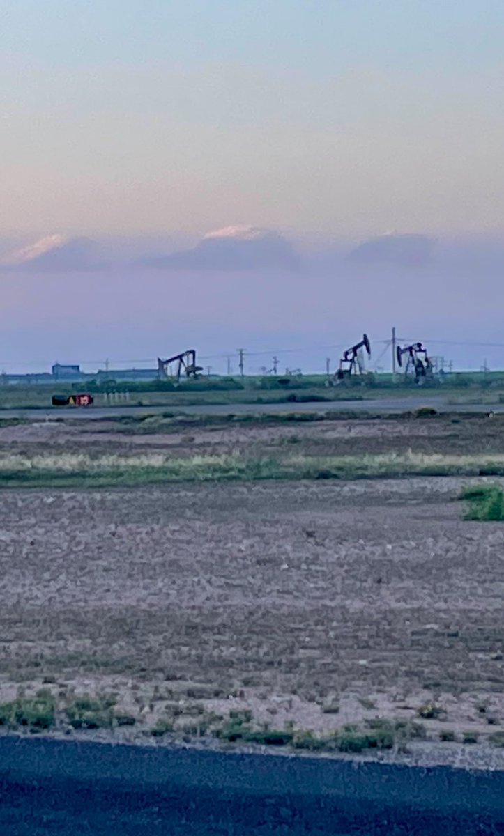 In the heart of Texas oil tonight.

Rigs pumping right next to an airplane runway.

America leads the world in oil production. 

That’s largely because of what is produced in the Permian Basin in Texas.