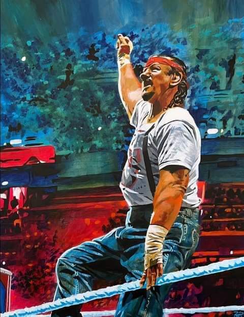 Awesome artwork of the legendary Terry Funk by artist Rob Schamberger.