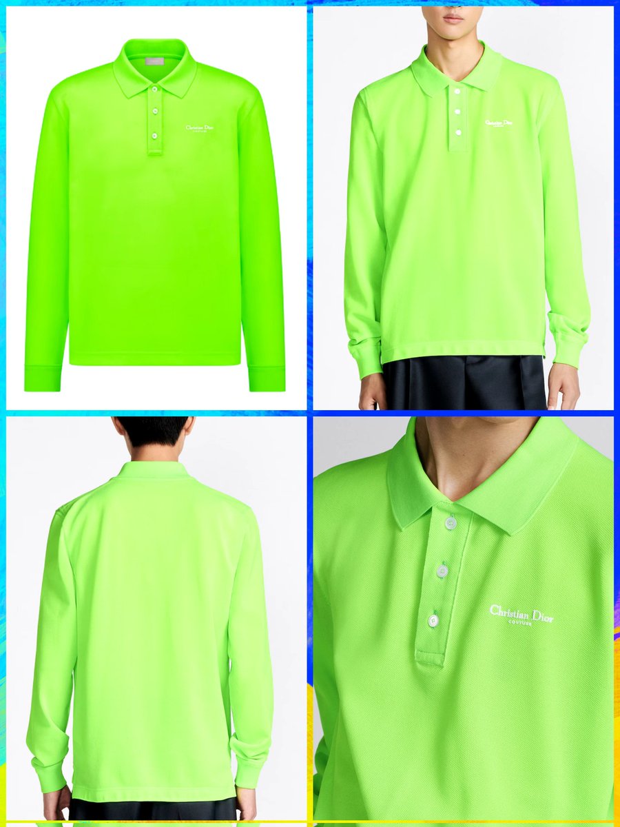 Joseph Quinn is wearing Christian Dior's Couture Polo Shirt in Fluorescent Green Technical Piqué for 'Man About Town'

PRICE: £680/$850

ADDITIONAL INFORMATION
The Christian Dior Couture polo shirt honors the House's graphic codes. 

#JosephQuinn #Dior #Manabouttownuk