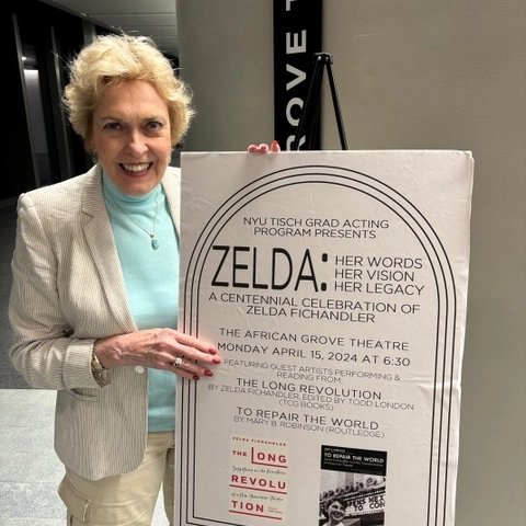 shaneannyounts's tweet photo. This week NYU Grad Acting celebrated the extraordinary Zelda Fichandler. Zelda was the Chair of Grad Acting for twenty-five years. I had the honor and privilege to work for her. https://t.co/ZYKnOX6ceb