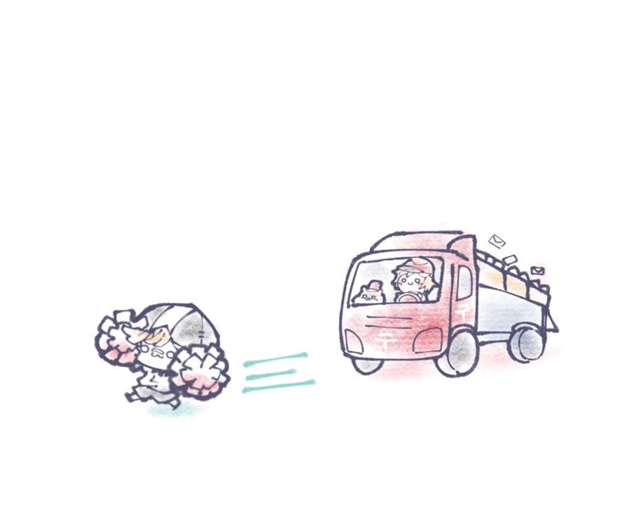 「車 トラック」のTwitter画像/イラスト(新着)