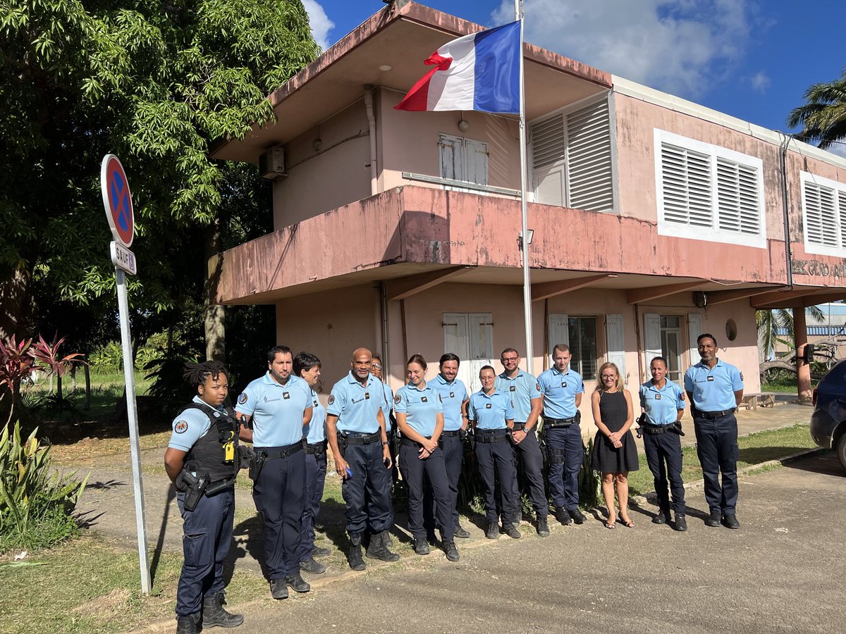 Une journée riche en rencontres et échanges sur le traitement des enquêtes judiciaires avec les brigades @Gendarmerie_971 de la compagnie de Pointe-à-Pitre
