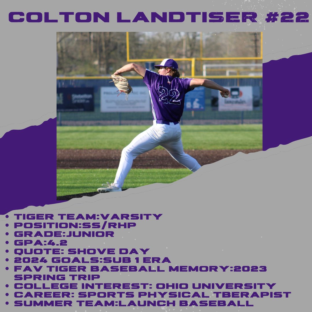 🔦🐯⚾️ Tiger Spotlight ⚾️🐯🔦
<a href="/ColtLandtiser/">Colton Landtiser</a> 
<a href="/Ohio_Baseball/">Ohio Baseball</a> 
<a href="/PickCBaseball/">Tiger Baseball</a>