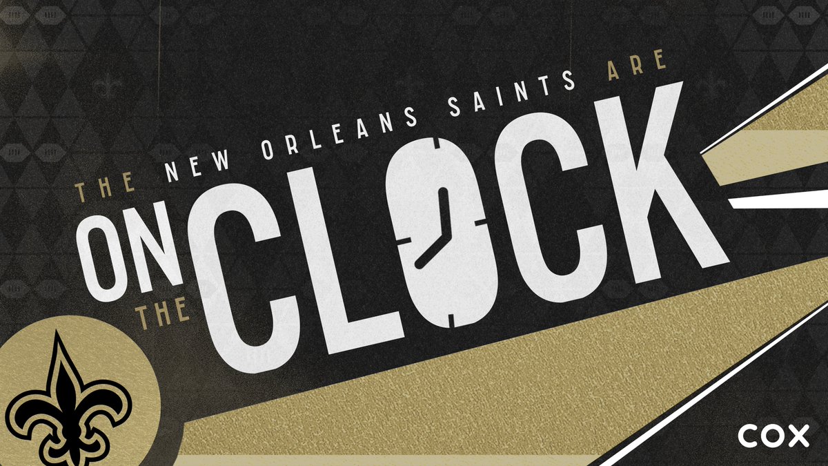 Our turn #SaintsDraft | @CoxComm