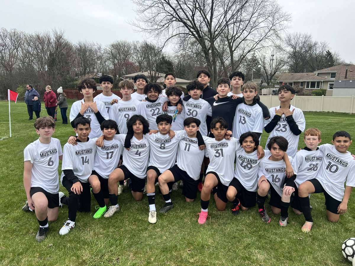 Congrats to the #OLHMS Boys Soccer team on their 6-0 record! Keep up the great work! ⚽️❤️🖤 #D123