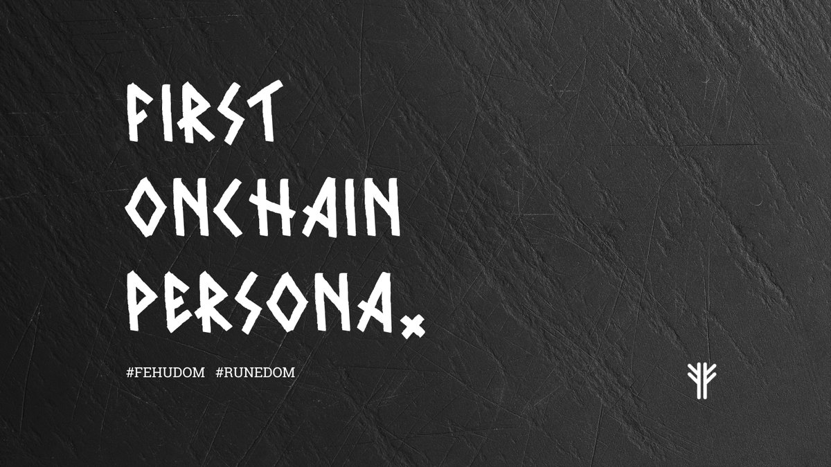 ᚠ. Presenting the First Onchain Persona. ᚠ. It's Bitcoin-native, propelling us into a broader Bitcoin renaissance. ᚠ. It's about embracing liberty, championing decentralization, asserting self-sovereignty, and upholding trustlessness. ᚠ. It's about continuing the legacy…