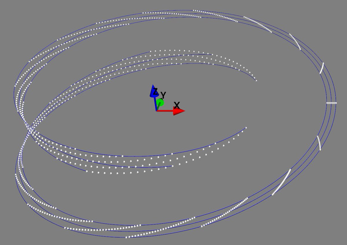 field-aligned grid used in tokamak turbulence simulations: