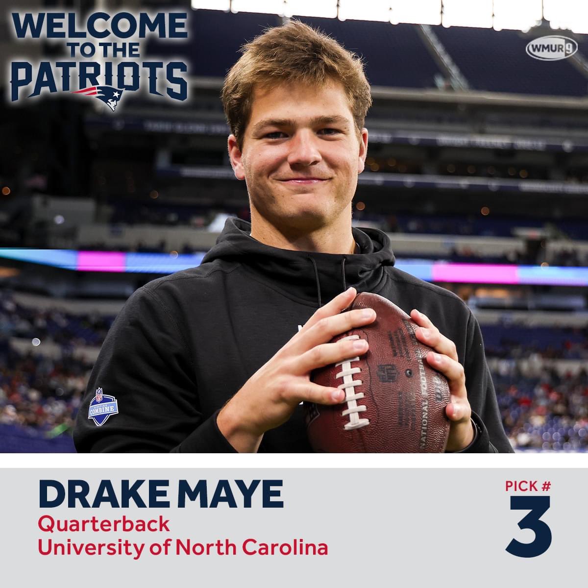 Welcome to NE ❤️💙@DrakeMaye2