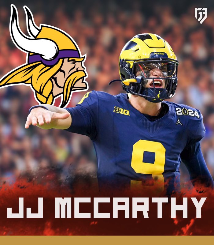 JJ McCarthy is a winner. He has all the intangibles. BUT that’s not it people. He also has athleticism, playmaking ability on off schedule plays and a WOLVERINE in his chest. You got your guy and you will LOVE HIM.