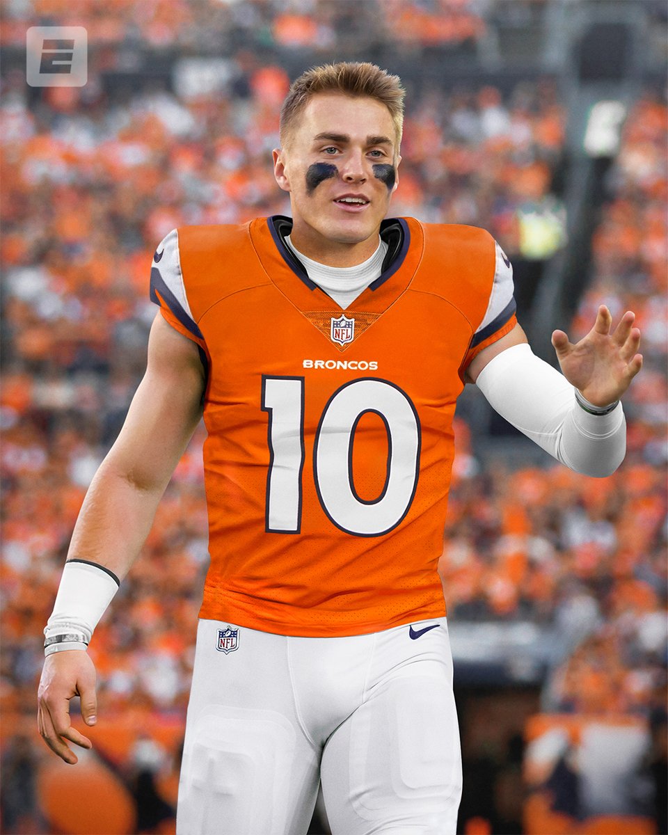 SportsCenter's tweet photo. With the 12th pick in the 2024 #NFLDraft, the Broncos select Bo Nix 🙌 https://t.co/Q5hZWk7OKj