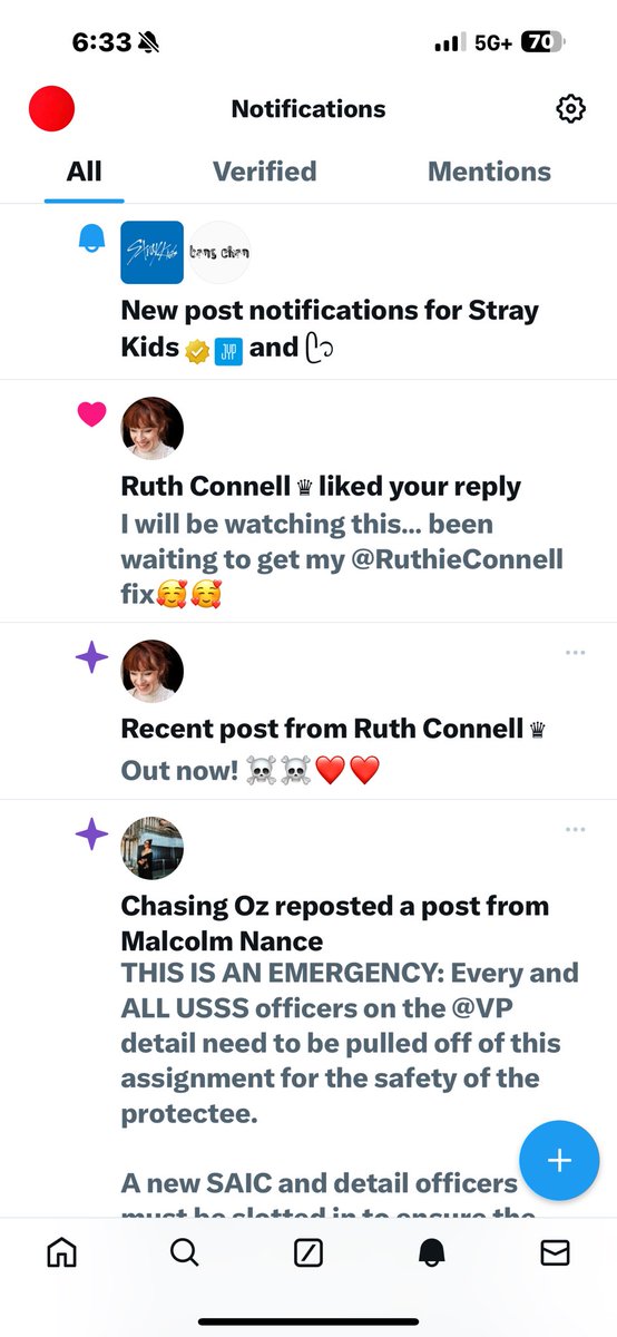 Why do I freak out every time?@RuthieConnell likes one of my posts??? She is absolutely the best.#loveher