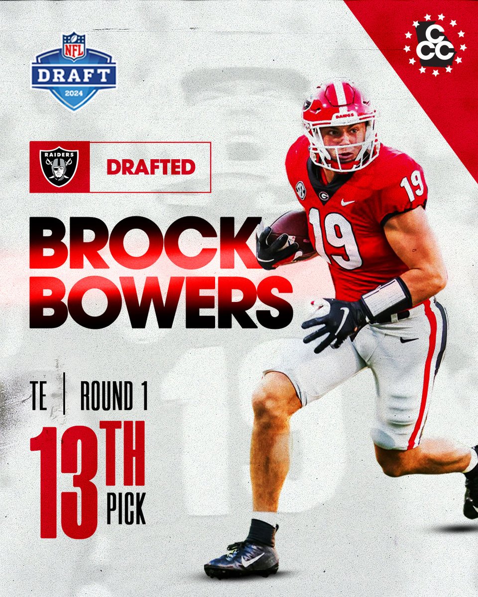 Headed back out west - Brock Bowers is a Las Vegas Raider! Congrats, Brock! #GoDawgs