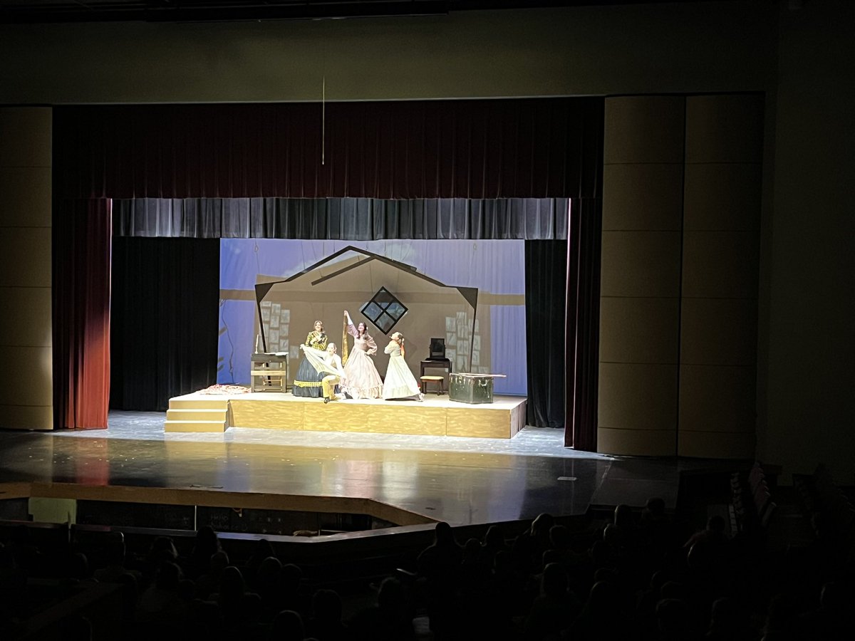 Enjoying Little Women at Millard West tonight.  There are some incredibly talented performers in this show!  It’s not too late to catch it Friday or Saturday!  <a href="/MillardPS/">Millard Public Schools</a> <a href="/MWHSactivities/">Millard West Activities</a>