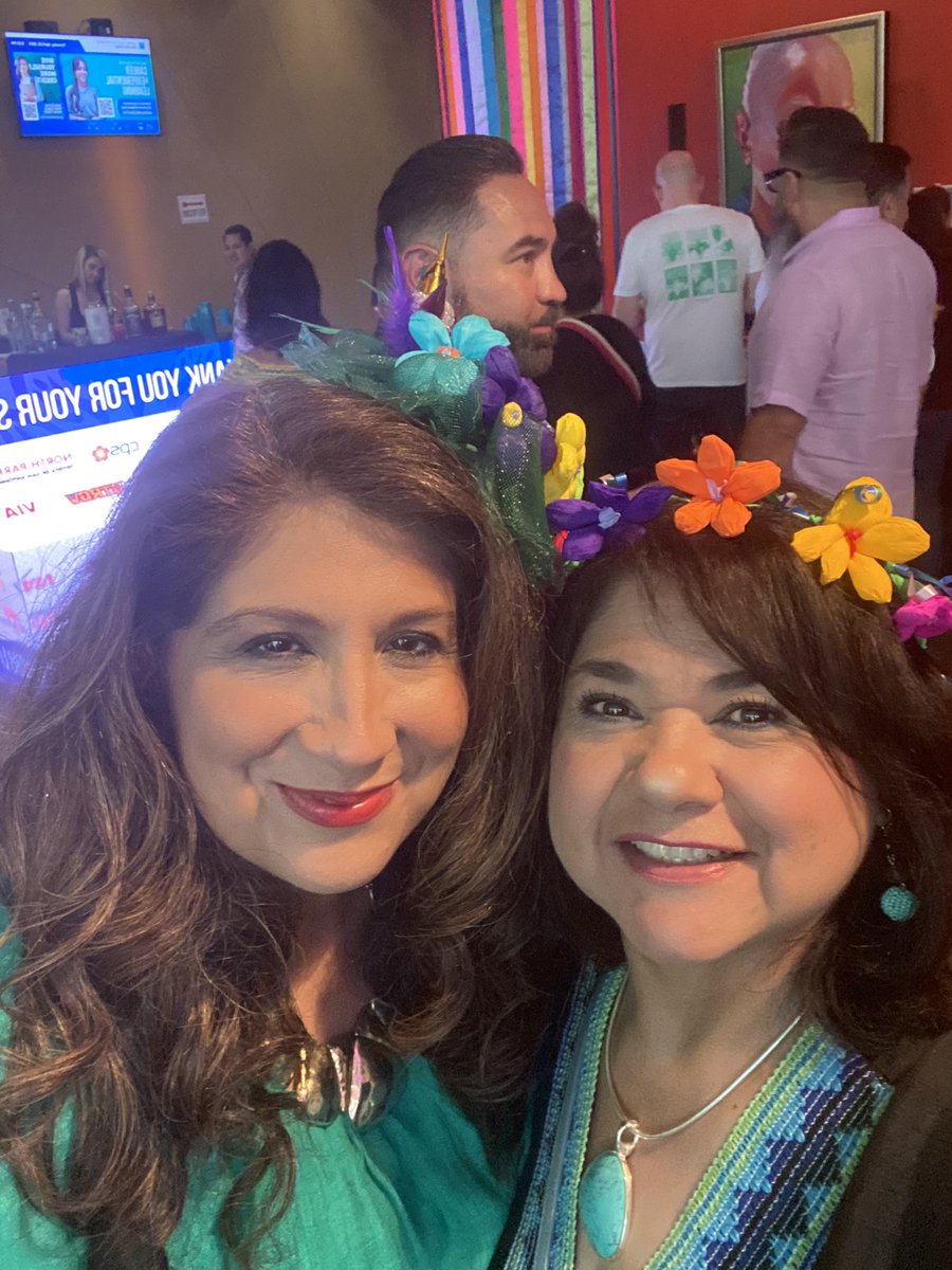 JennySuniga's tweet photo. Enjoying #PacFest and celebrating my boss, Dr. Ball, and her recognition as PacFest’s Sup of the Year! @swisd #VivaFiesta https://t.co/3wNnjGBMlQ
