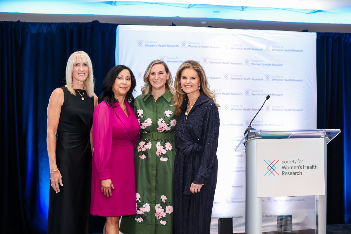 Thank you to all who joined us at the #SWHRGala this evening, to celebrate the work of Dr. Janine Clayton @JanineClaytonMD @NIH_ORWH, Maria Shriver @mariashriver @womensalz, and Shontelle Dodson @AstellasUS.