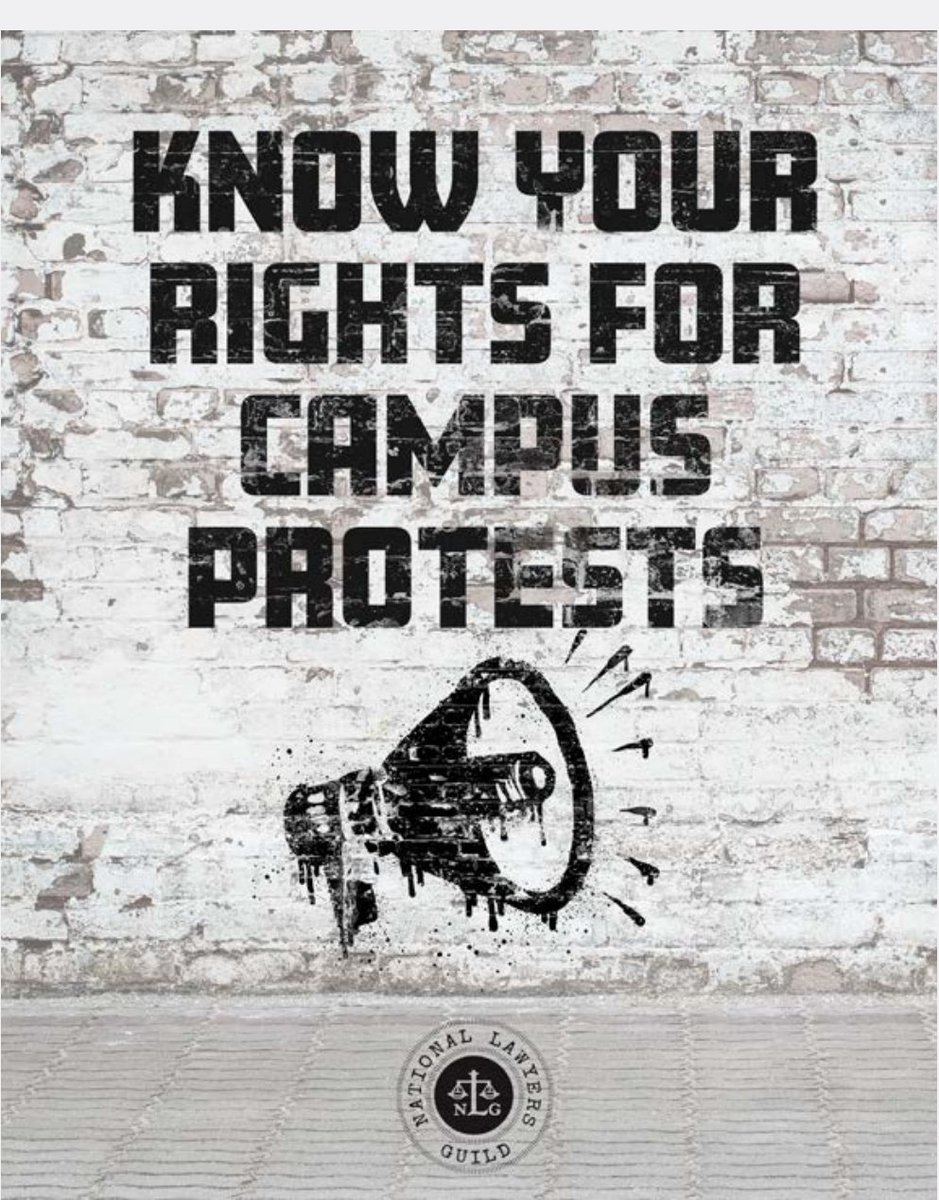 Protesting on your college campus? Download this guide from @NLGnews: nlg.org/civicrm/mailin…
