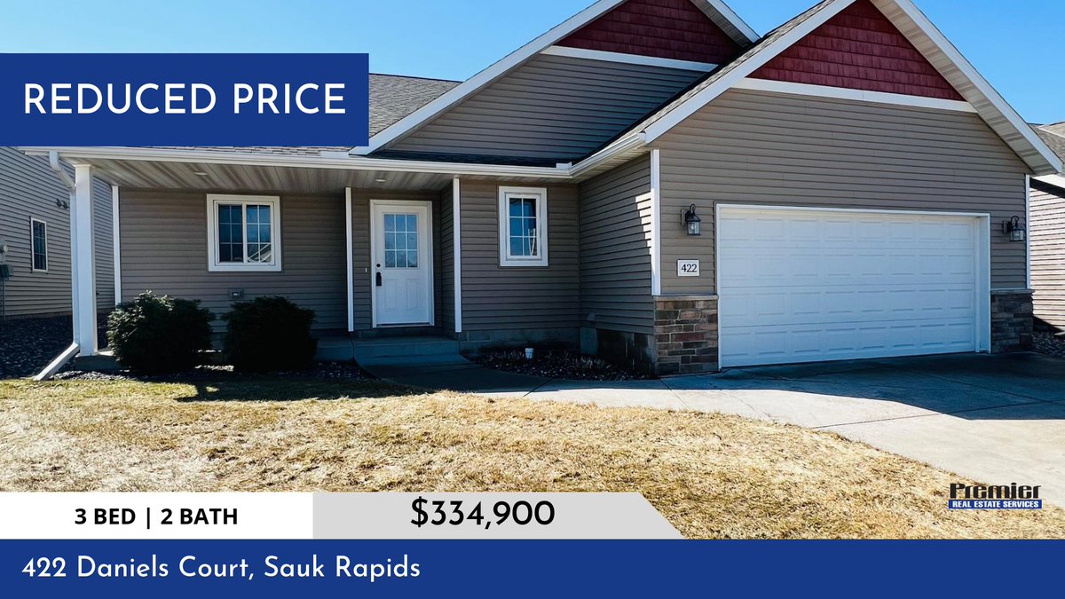 📍 Reduced Price 📍 This recently reduced property at 422 Daniels Court in Sauk Rapids won't last long, so, don't wait to set up a showing! Reach out here or at (320) 980-3100 for more information!

#PremierRealEstateServices #Real... homeforsale.at/422_DANIELS_CO…