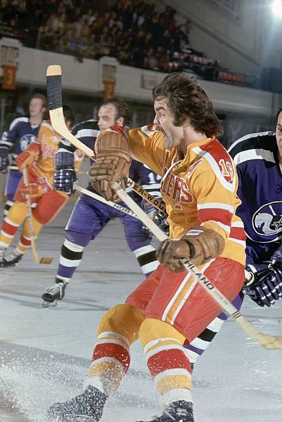 Derek Sanderson's game face.