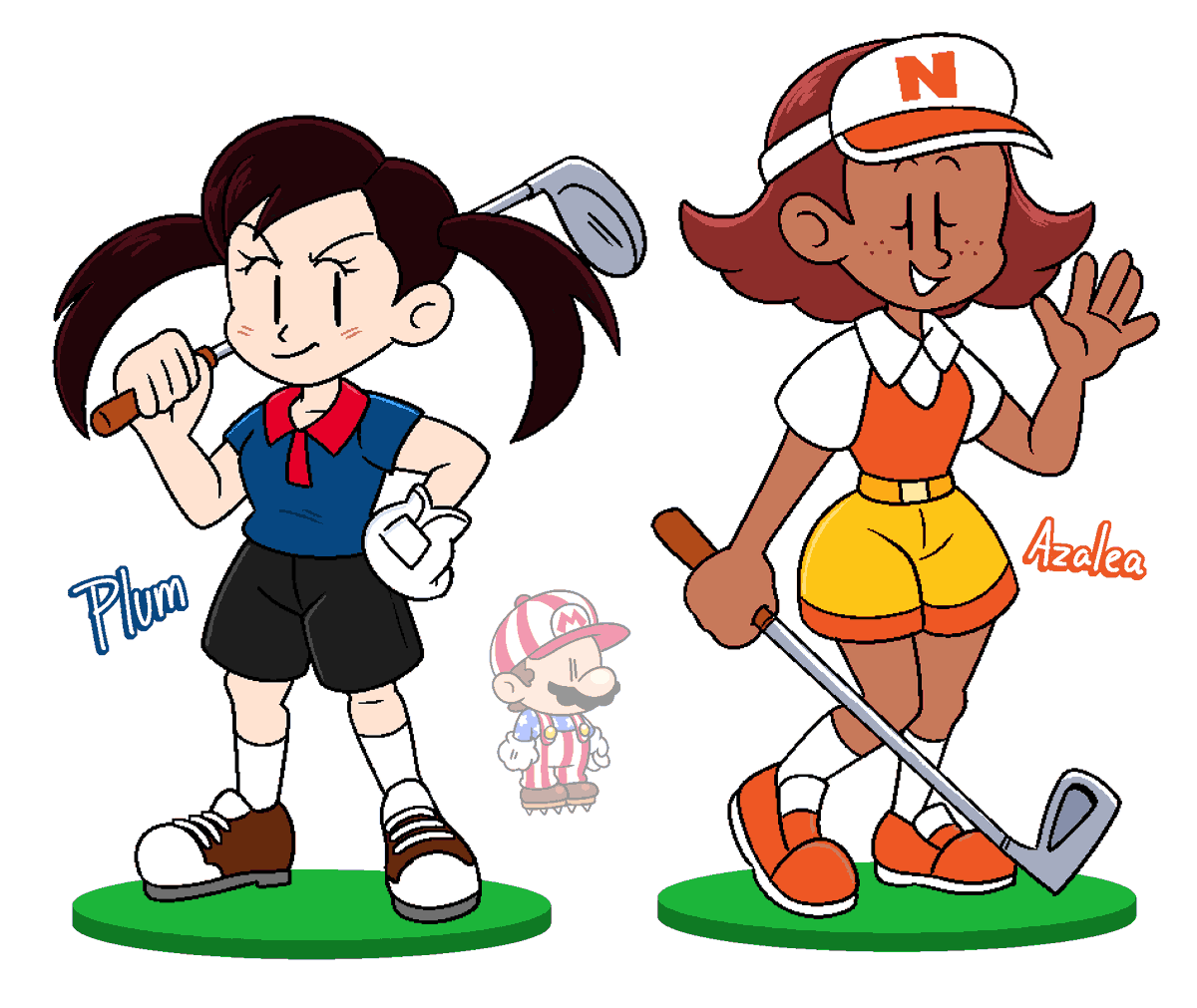 Plum and Azalea [Mario Golf]