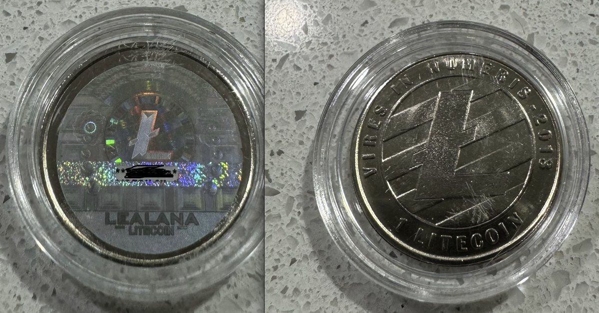 Want to give a huge shout to @ParticlProject and @BasicSwapDEX for sending me the #Litecoin $LTC Lealana physical coin. It's one beautiful coin! Also, big props to you guys for continuously building it really is impressive. I have and do use both BasicSwap and the Particl